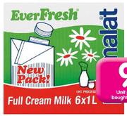 Everfresh Uht Milk(All Variants)-6x1ltr