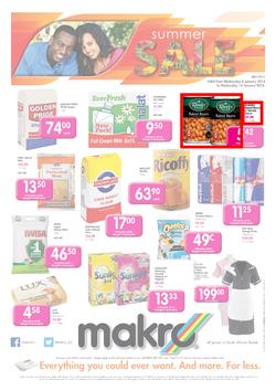 Makro Cape Town : Food (8 Jan - 15 Jan 2014), page 1
