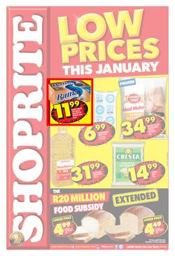 Shoprite Eastern Cape : Low Prices This January (6 Jan - 19 Jan 2014), page 1