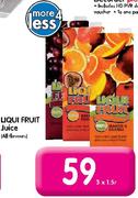 Liqui Fruit Juice (All Flavours)-3x1.5ltr