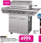 Terrace Leisure Saturn 600 4 Burner Gas Braai