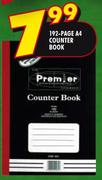 192-Page A4 Counter Book