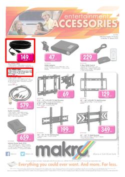 Makro : Entertainment Accessories (19 Jan - 27 Jan 2014), page 1