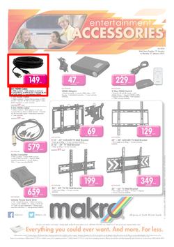 Makro : Entertainment Accessories (19 Jan - 27 Jan 2014), page 1