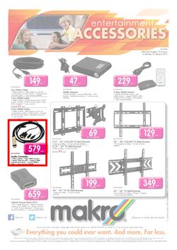 Makro : Entertainment Accessories (19 Jan - 27 Jan 2014), page 1