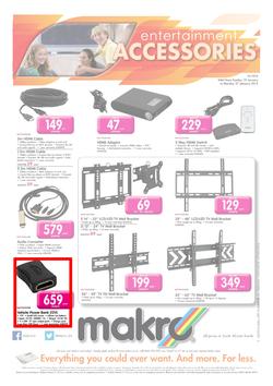 Makro : Entertainment Accessories (19 Jan - 27 Jan 2014), page 1