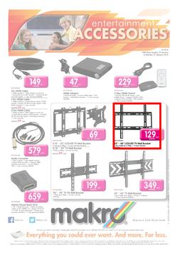 Makro : Entertainment Accessories (19 Jan - 27 Jan 2014), page 1