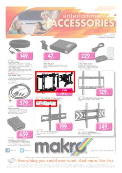Makro : Entertainment Accessories (19 Jan - 27 Jan 2014), page 1