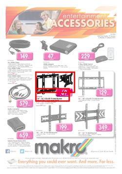 Makro : Entertainment Accessories (19 Jan - 27 Jan 2014), page 1