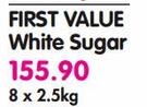 First Value White Sugar-8x2.5Kg