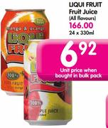 Liqui Fruit Juice(All Flavours)-24x330Ml