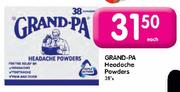 Grand-Pa Headache Powders-38's