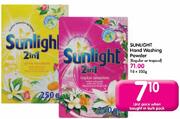 Sunlight Hand Washing Powder(Regular Or Tropical-10x250g