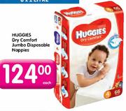 Huggies Dry Comfort Jumbo Disposable Nappies