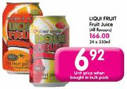 Liqui Fruit Juice(All Flavours)-24x330Ml