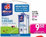 Clover UHT Milk(All Variants)-6x1L