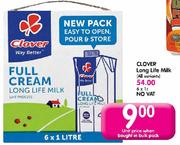 Clover Long Life Milk(All Variants)-6x1L No Vat