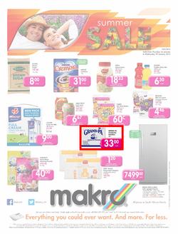 Makro KZN : Food (16 Jan - 29 Jan 2014), page 1