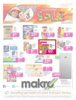 Makro KZN : Food (16 Jan - 29 Jan 2014), page 1