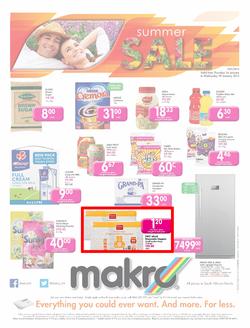 Makro KZN : Food (16 Jan - 29 Jan 2014), page 1