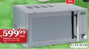 Platinum Microwave Oven With Mirror Finish-20L