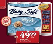 Baby Soft 2-Ply Toilet Rolls-12's