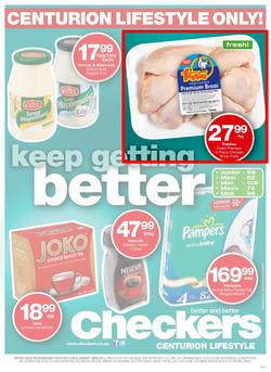 Checkers Centurion Lifestyle : Keep Getting Better (5 Aug - 18 Aug 2013), page 1