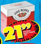 Five Roses Tagless Teabags-100's