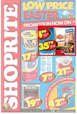 Shoprite Eastern Cape : Easter (24 Mar - 6 Apr 2014), page 1