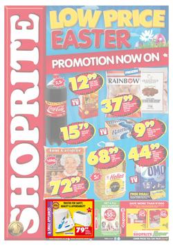 Shoprite KZN : Easter (24 Mar - 6 Apr 2014), page 1