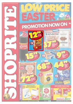 Shoprite KZN : Easter (24 Mar - 6 Apr 2014), page 1