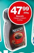 Nescafe Classic Instant Coffee-200g Each