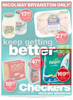 Checkers Nicolway Bryanston : Keep Getting Better (5 Aug - 18 Aug 2013), page 1