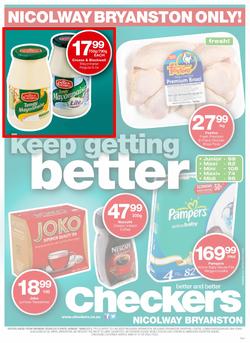 Checkers Nicolway Bryanston : Keep Getting Better (5 Aug - 18 Aug 2013), page 1