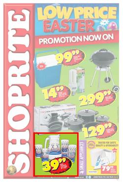Shoprite Mpumalanga : Easter (24 Mar - 21 Apr 2014), page 1