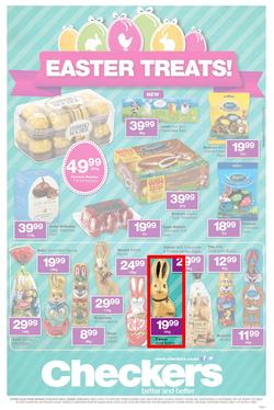 Checkers Eastern Cape : Easter Treats (7 Apr - 20 Apr 2014), page 1