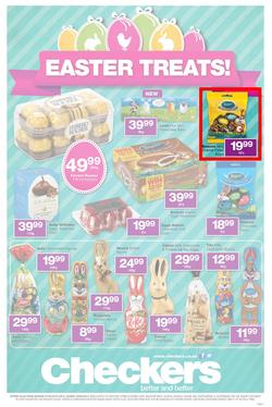 Checkers Eastern Cape : Easter Treats (7 Apr - 20 Apr 2014), page 1