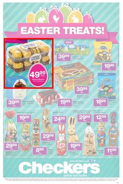 Checkers Eastern Cape : Easter Treats (7 Apr - 20 Apr 2014), page 1