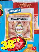 Goldi/Farmer's Choice Frozen Mixed Chicken Portions-2kg Each