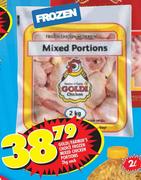 Goldi/Farmer's Choice Frozen Mixed Chicken Portions - 2kg