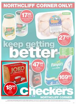 Checkers Northcliff Corner : Keep Getting Better (5 Aug - 18 Aug 2013), page 1