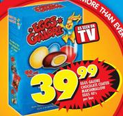 Eggs Galore Chocolate Coated Marshmallow Eggs-40's Per Box