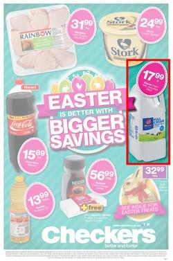 Checkers Eastern Cape : Easter Specials (7 Apr - 20 Apr 2014), page 1