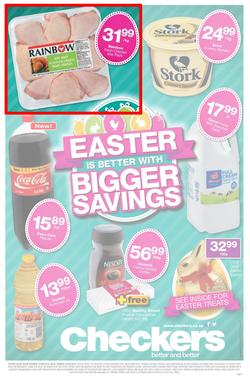 Checkers Eastern Cape : Easter Specials (7 Apr - 20 Apr 2014), page 1