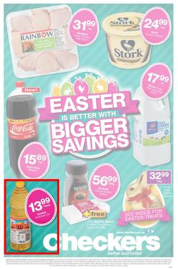 Checkers Eastern Cape : Easter Specials (7 Apr - 20 Apr 2014), page 1