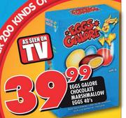 Eggs Galore Chocolate Marshmallow Eggs-40's