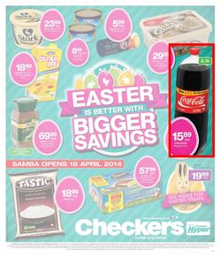 Checkers Free State : Easter Specials (14 Apr - 21 Apr 2014), page 1
