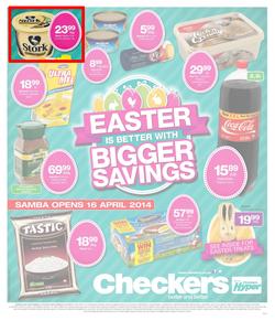 Checkers Free State : Easter Specials (14 Apr - 21 Apr 2014), page 1