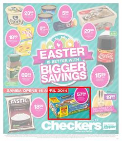 Checkers Free State : Easter Specials (14 Apr - 21 Apr 2014), page 1