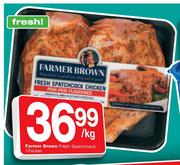 Farmer Brown Fresh Spatchcock Chicken-Per Kg